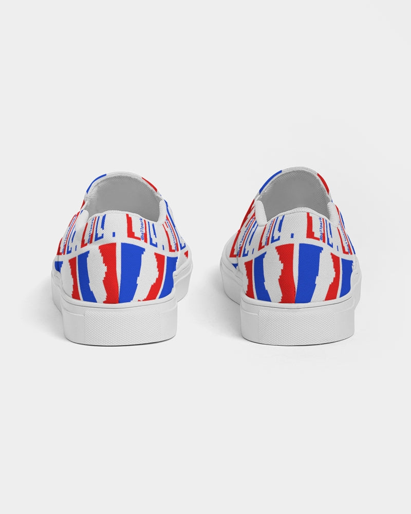 Checkered BPP Women's Slip-On Canvas Shoe