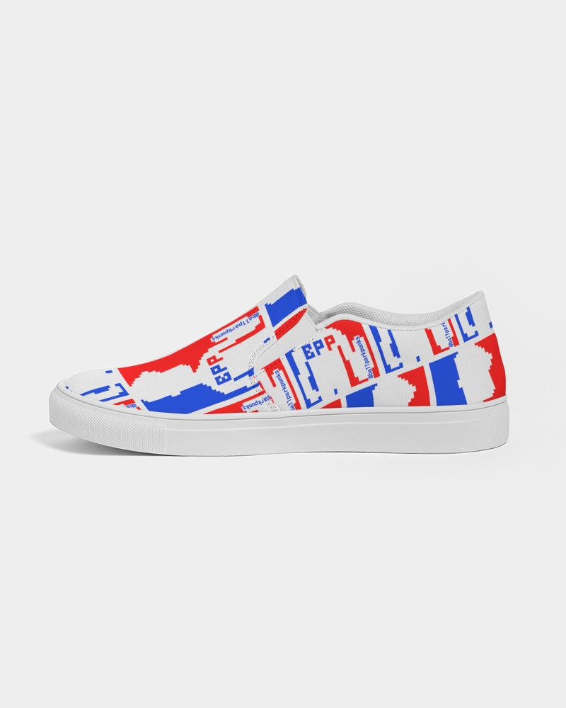 Checkered BPP Women's Slip-On Canvas Shoe