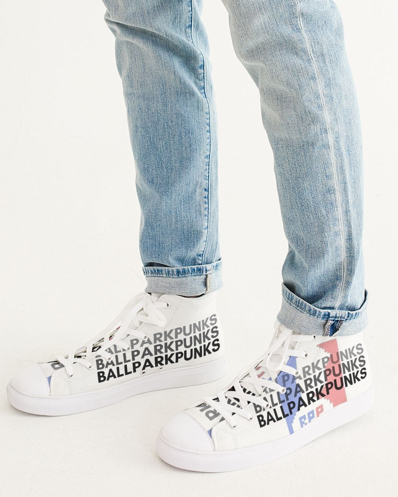 BPP Faded Stacks Men's Hightop Canvas Shoe