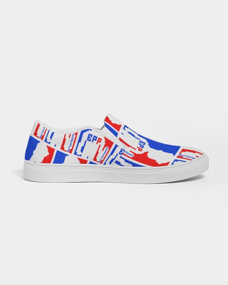 Checkered BPP Women's Slip-On Canvas Shoe
