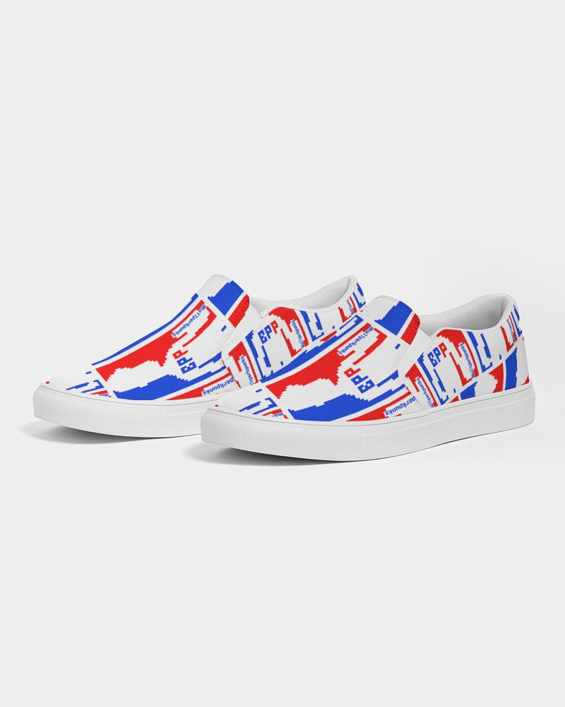Checkered BPP Women's Slip-On Canvas Shoe