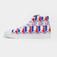 Checkered BPP Men's Hightop Canvas Shoe