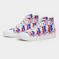 Checkered BPP Men's Hightop Canvas Shoe