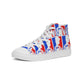 Checkered BPP Men's Hightop Canvas Shoe