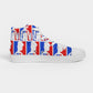 Checkered BPP Men's Hightop Canvas Shoe