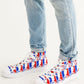 Checkered BPP Men's Hightop Canvas Shoe