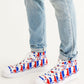 Checkered BPP Men's Hightop Canvas Shoe